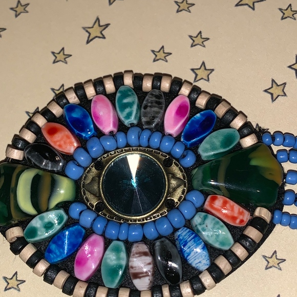 Beaded Evil Eye Beaded Necklace - Picture 4 of 5